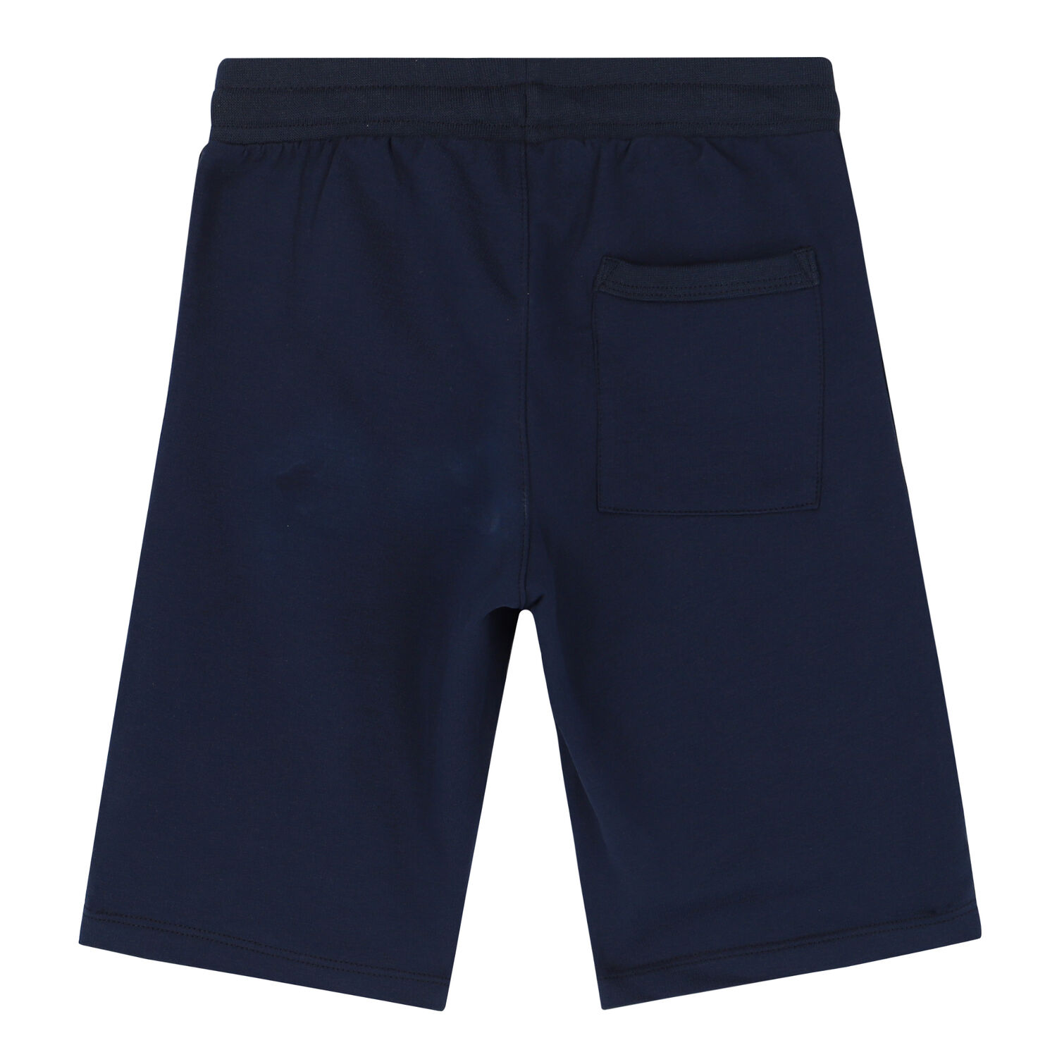 Boys Navy Blue Logo Shorts, 2, hi-res