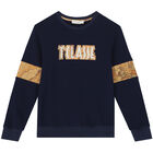 Boys Navy Logo Tracksuit, 1, hi-res