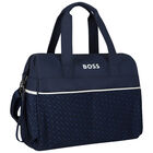 Navy Blue Logo Baby Changing Bag, 1, hi-res