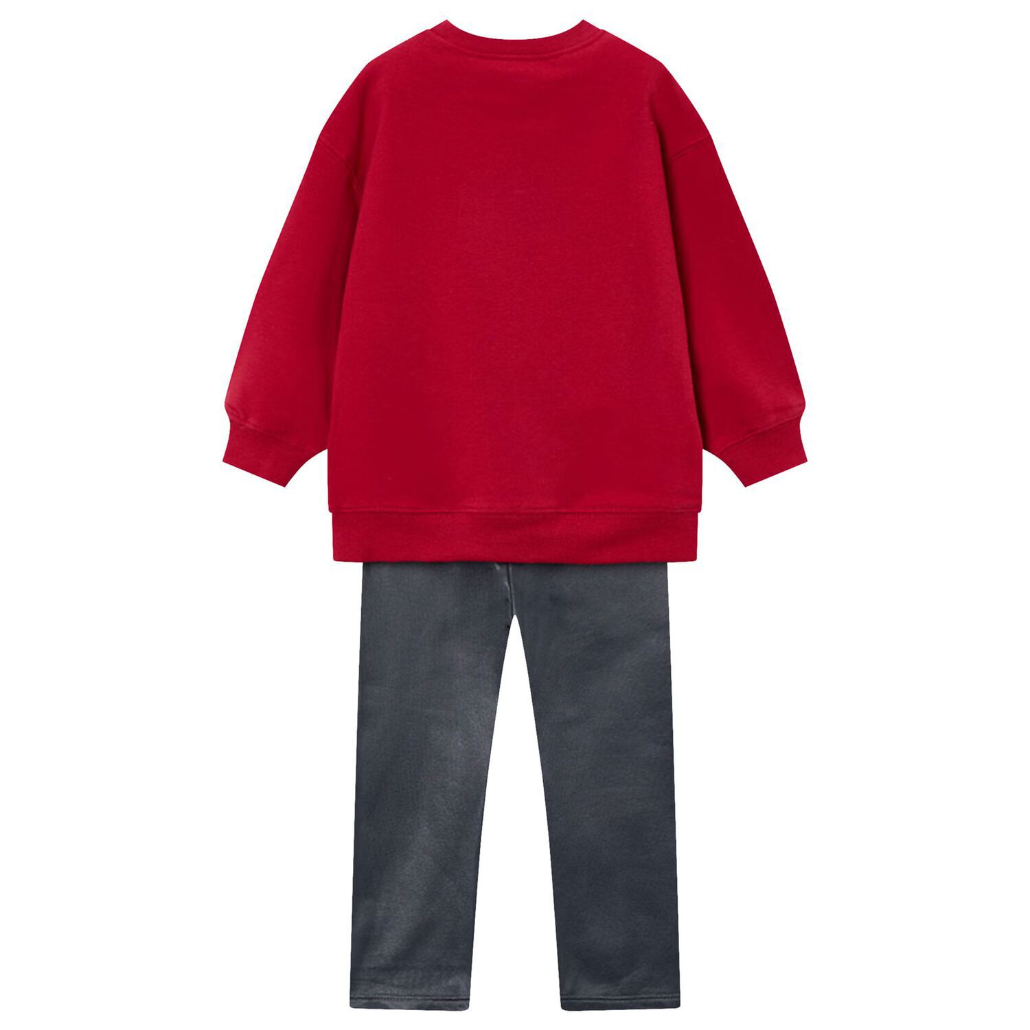 Girls Red & Grey Bag Leggings Set, 2, hi-res