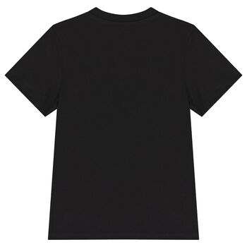 Boys White & Black Cotton T-Shirts ( 2-Pack )
