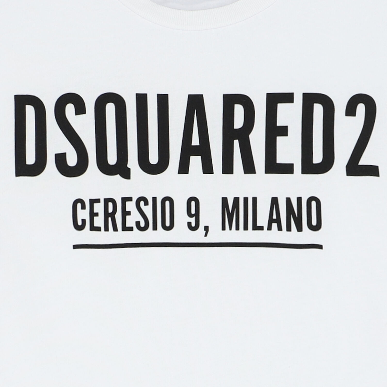 White Logo Cotton T-Shirt, 1, hi-res