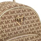 Girls Beige & Gold Logo Monogram Backpack, 1, hi-res