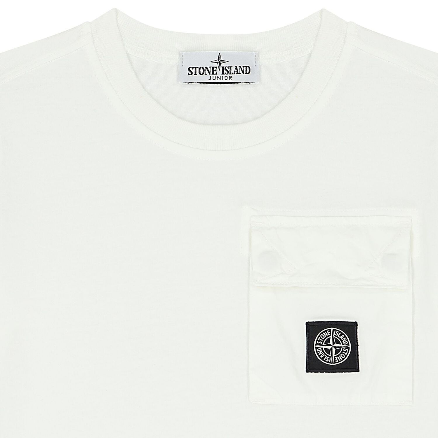 Boys White Logo T-Shirt, 1, hi-res image number null