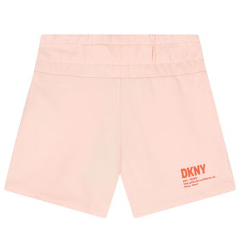 Girls Pink Logo Shorts