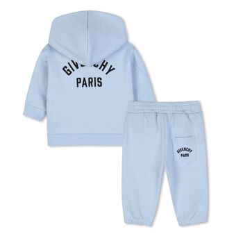 Younger Boys Blue Logo Tracksuit