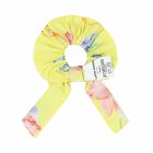 Girls Yellow Floral Scrunchie, 2, hi-res