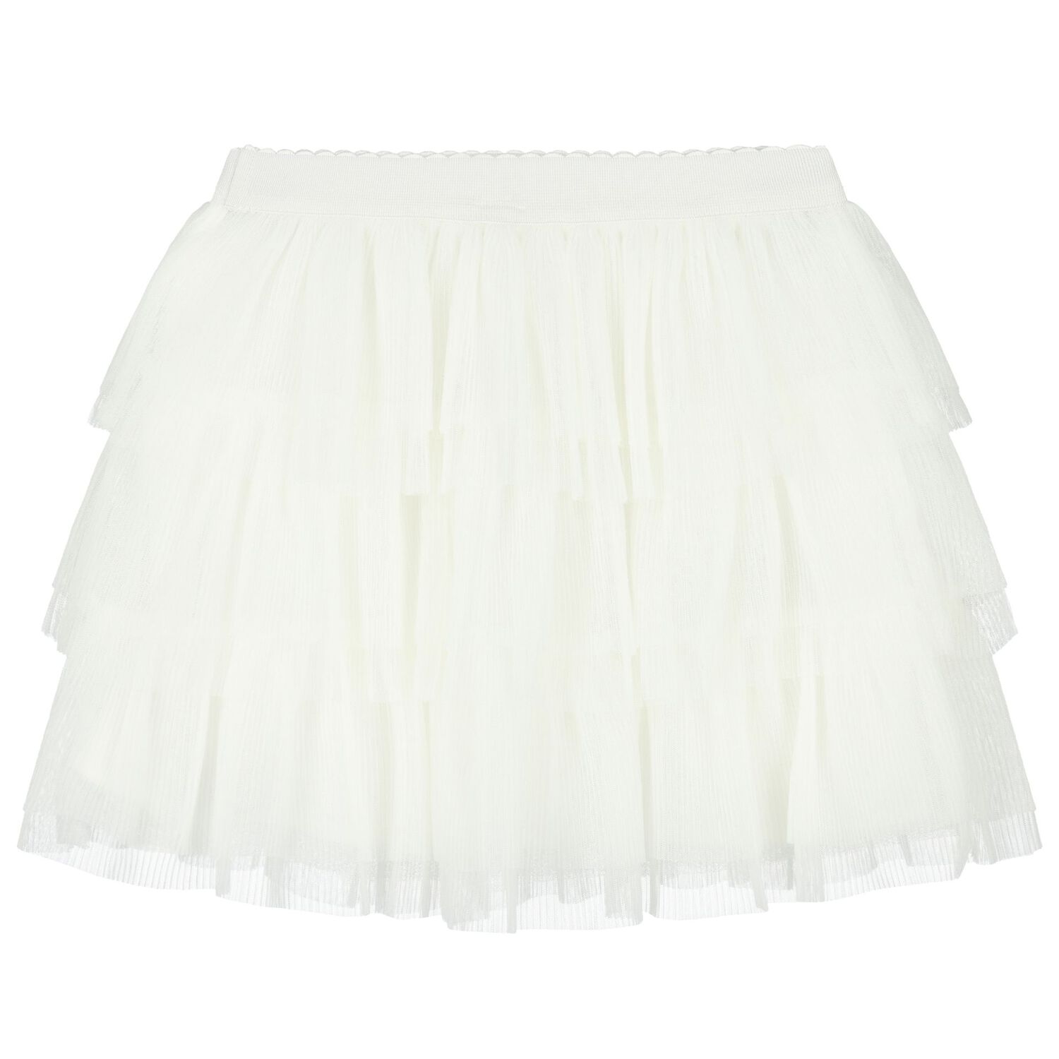 Girls Beige Tulle Skirt, 2, hi-res image number null