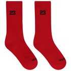 Boys Black, Red & Grey Jordan Logo Socks ( 3-Pack ) , 1, hi-res