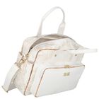 Ivory & Beige Geo Map Baby Changing Bag, 2, hi-res