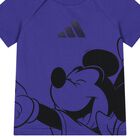Younger Boys Purple & Beige Mickey Mouse Disney Shorts Set, 1, hi-res