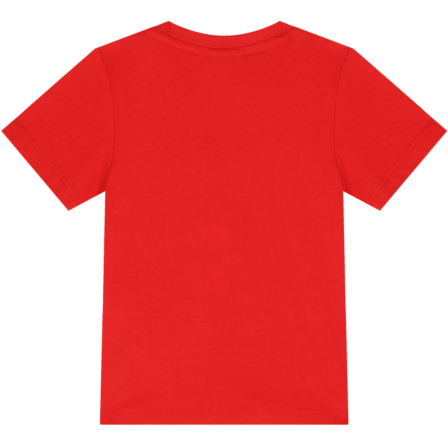 Younger Boys Red Logo T-Shirt, 4, hi-res