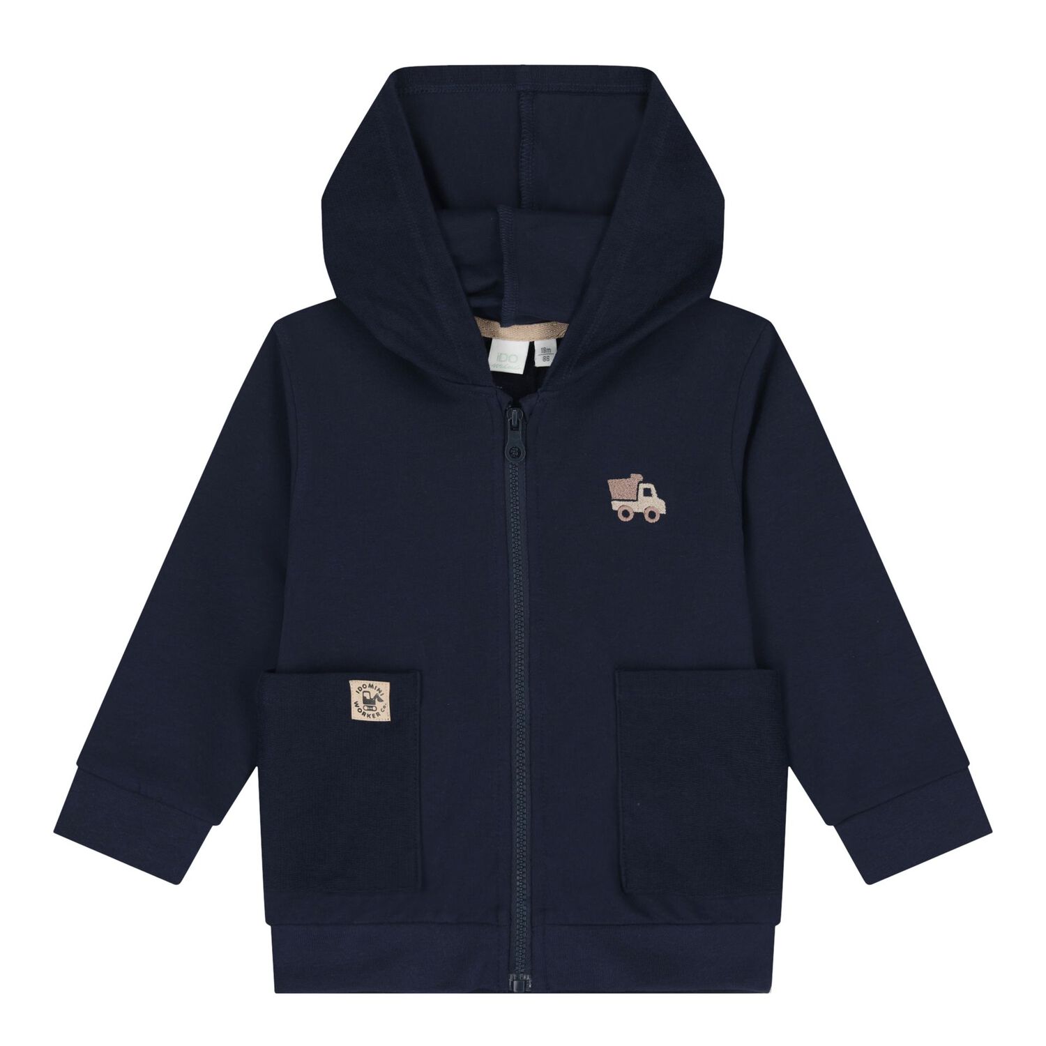 Baby Boys Navy Blue Tracksuit, 1, hi-res