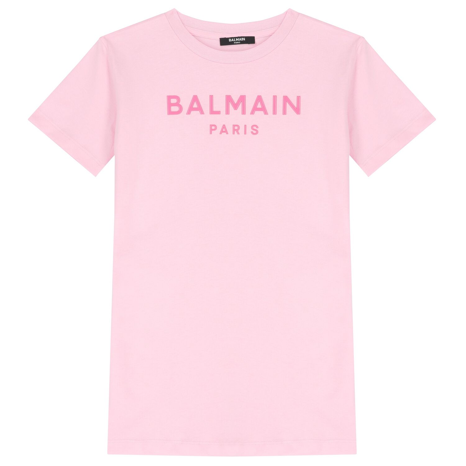 Girls Pink Logo Dress, 2, hi-res