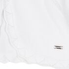 Younger Girls White Knitted Cardigan, 3, hi-res