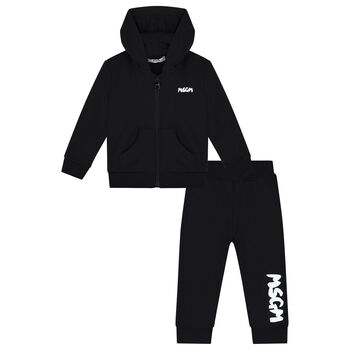 Black Logo Tracksuit