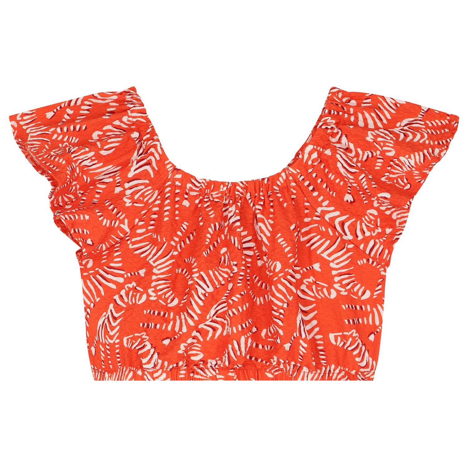 Girls Pink & Orange Ruffled Skirt Set, 1, hi-res image number null