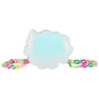 Girls White Flower Logo Shoulder Bag, 1, hi-res