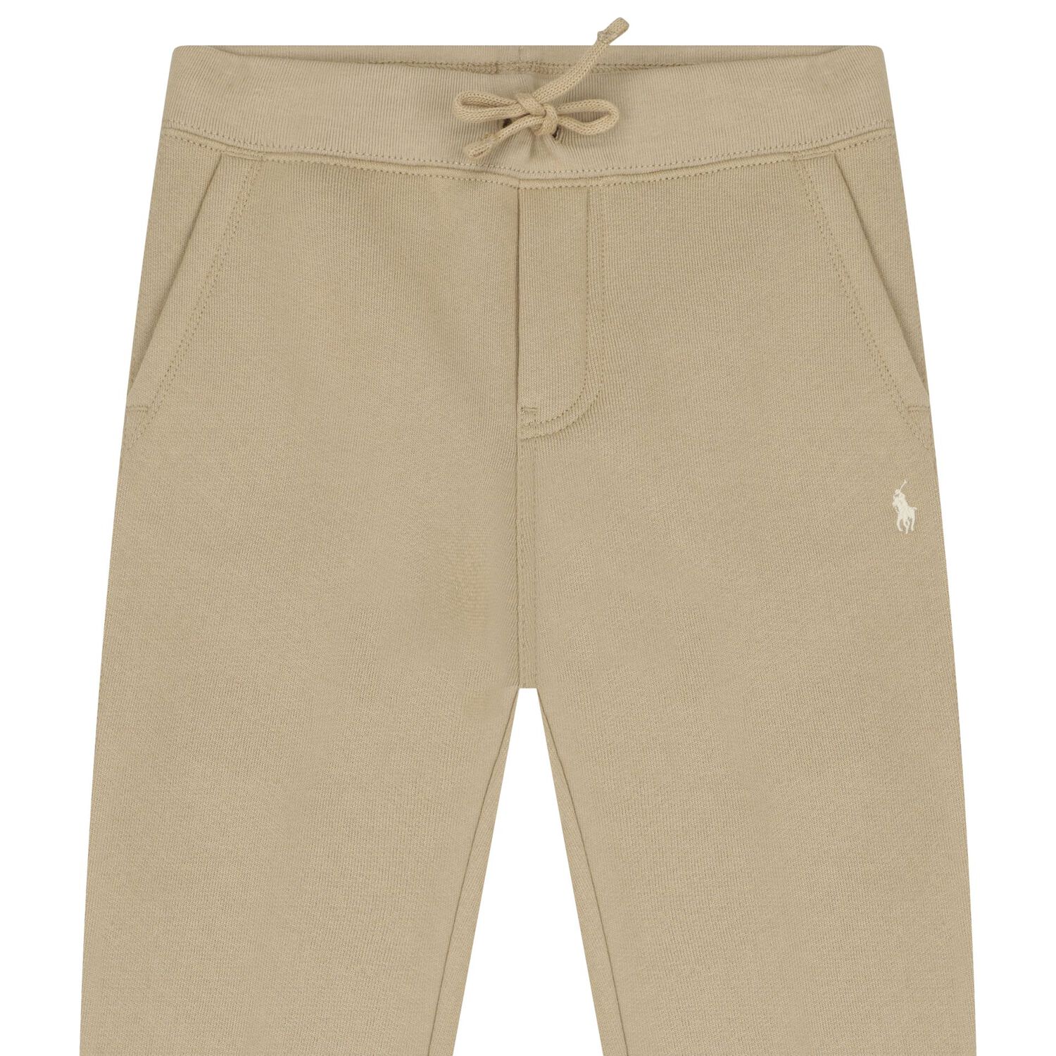Boys Beige Logo Joggers, 1, hi-res