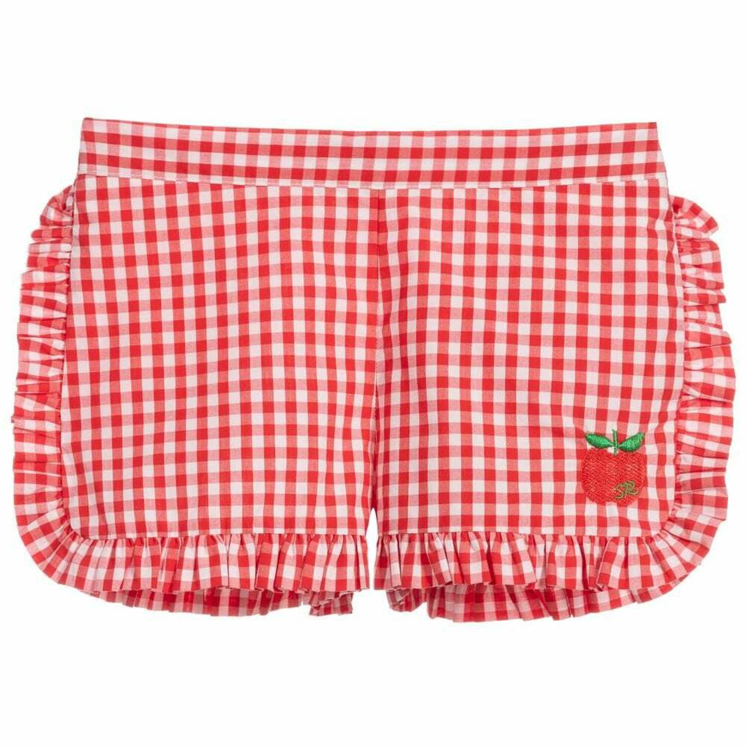 Girls Red & White Envy Shorts, 1, hi-res image number null