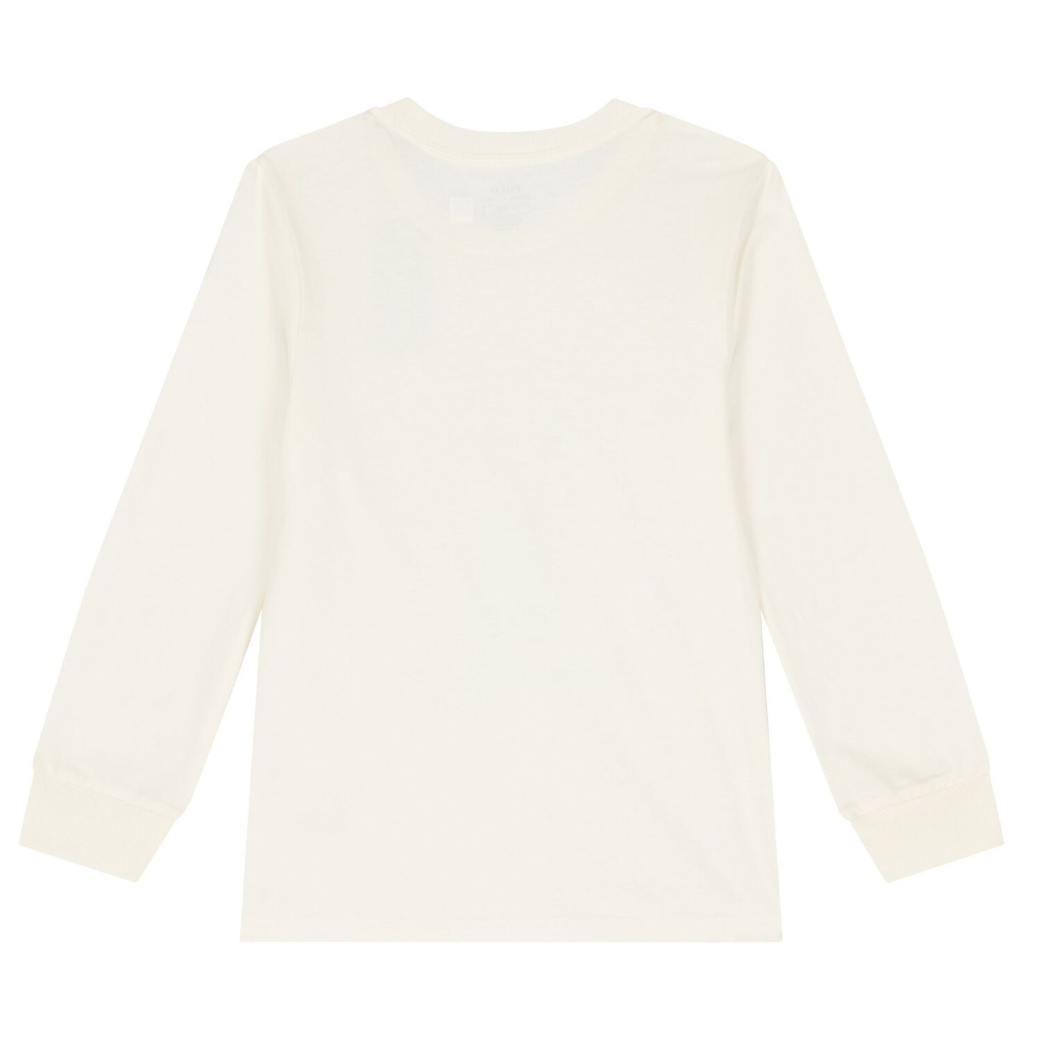 Boys White Polo Bear Long Sleeve Top, 1, hi-res image number null