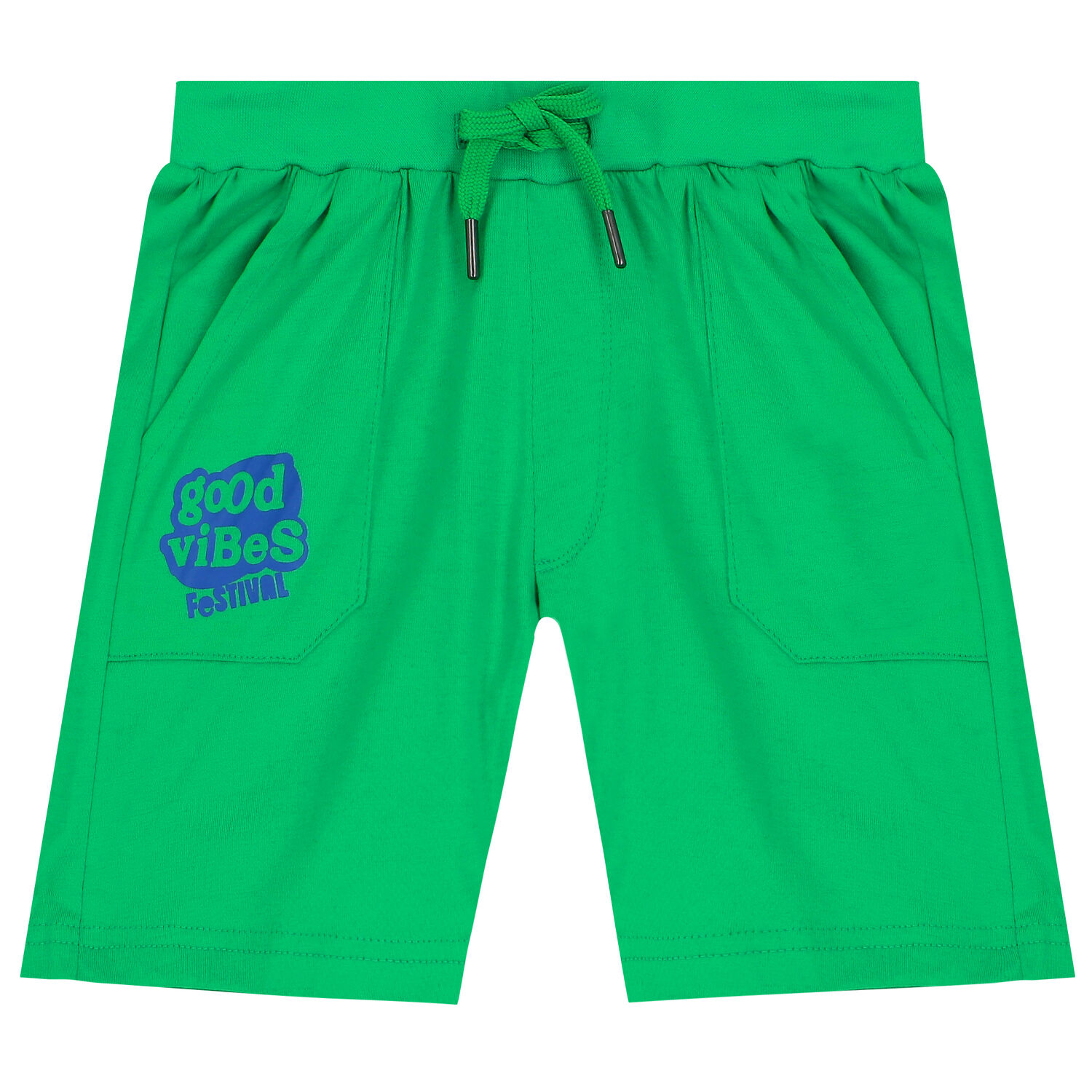Boys Green Shorts, 1, hi-res