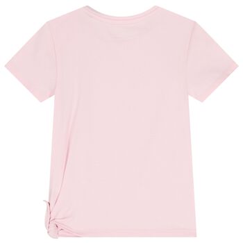 Girls Pink Logo T-Shirt