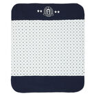 Navy & White Logo Baby Blanket, 1, hi-res