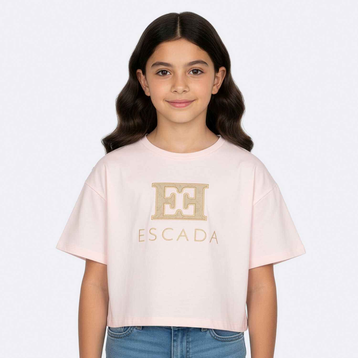Girls Pink Logo T-Shirt, 2, hi-res