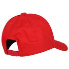 Boys Red Disney Logo Cap, 1, hi-res
