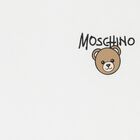 White Teddy Bear Logo T-Shirt, 1, hi-res