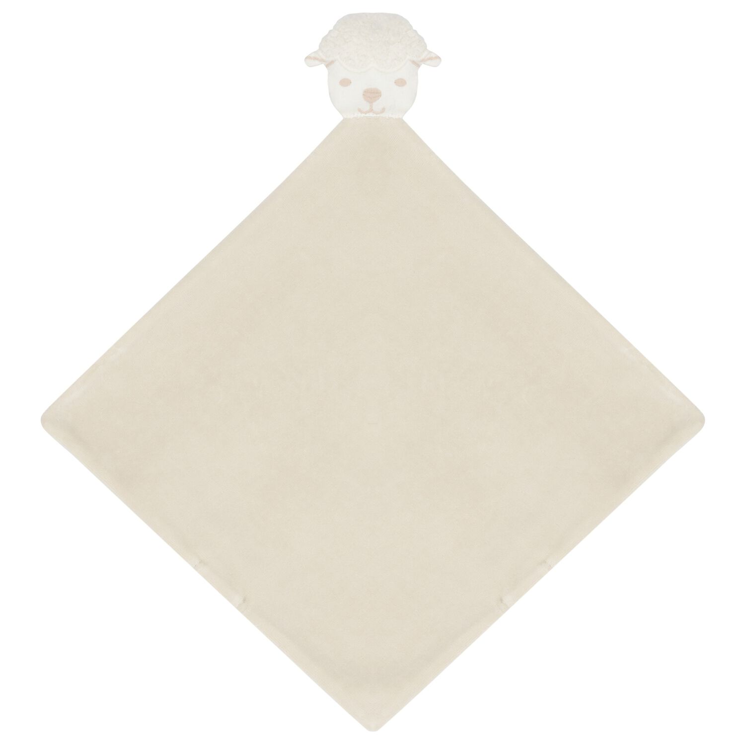 Beige Sheep Baby Doudou Comforter, 1, hi-res image number null