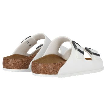 White Arizona Sandals