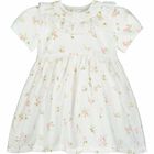Baby Girls White Floral Dress Set, 1, hi-res