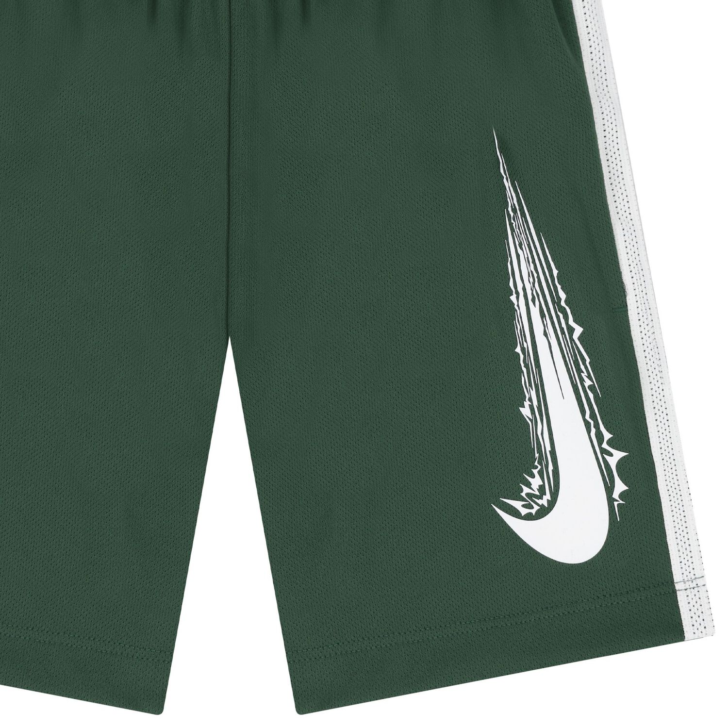 Boys Green Logo Shorts, 2, hi-res