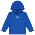 Boys Blue Logo Sweatshirt, 3, hi-res