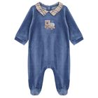 Baby Boys Blue Babygrow, 1, hi-res