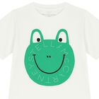 Boys Ivory Logo Frog T-Shirt, 1, hi-res