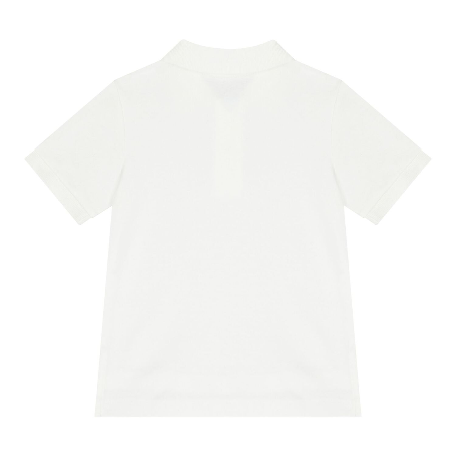 Baby Boys White Logo Polo Shirt, 1, hi-res