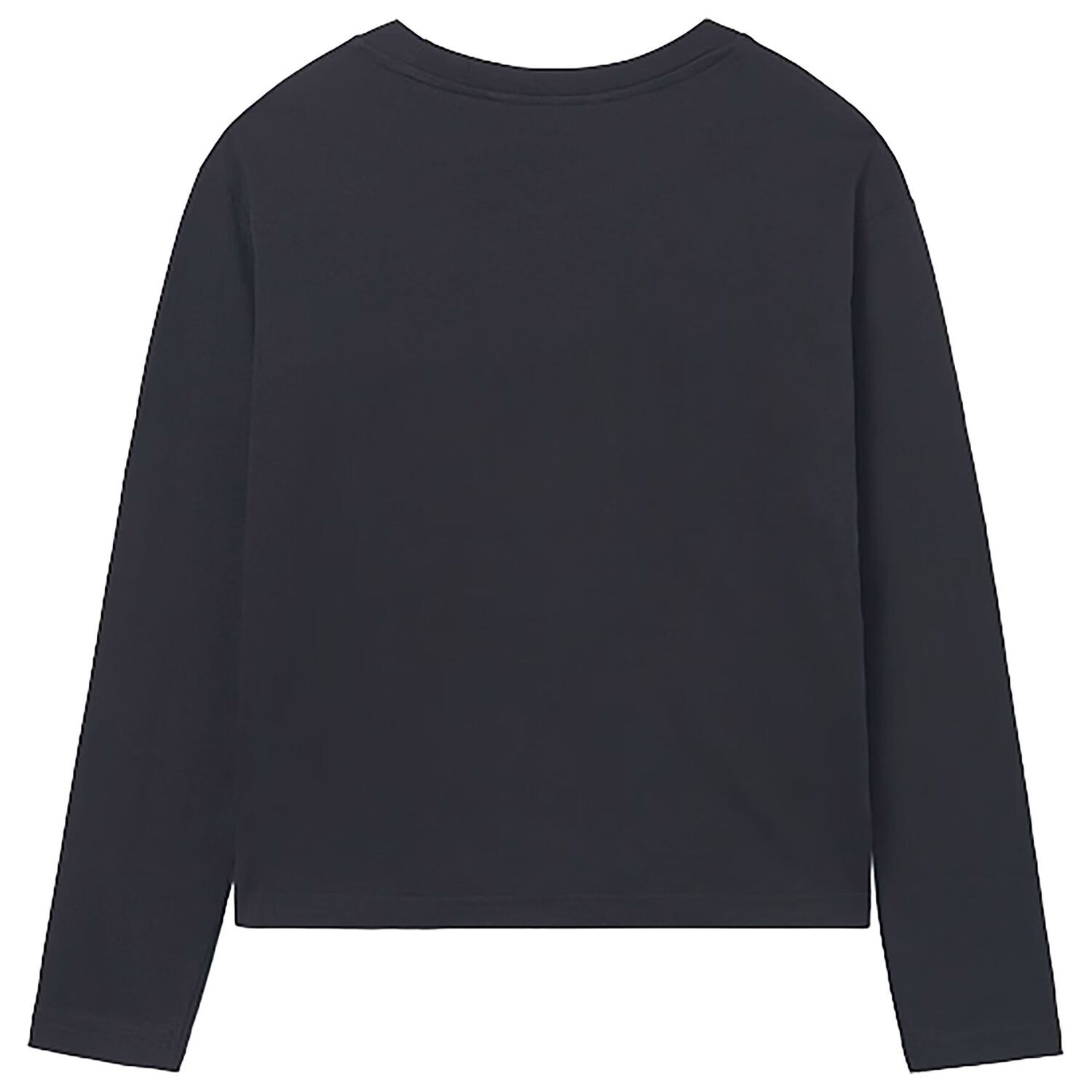 Boys Black Long Sleeve Top, 1, hi-res