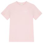 Girls Pink Logo T-Shirt Dress, 3, hi-res