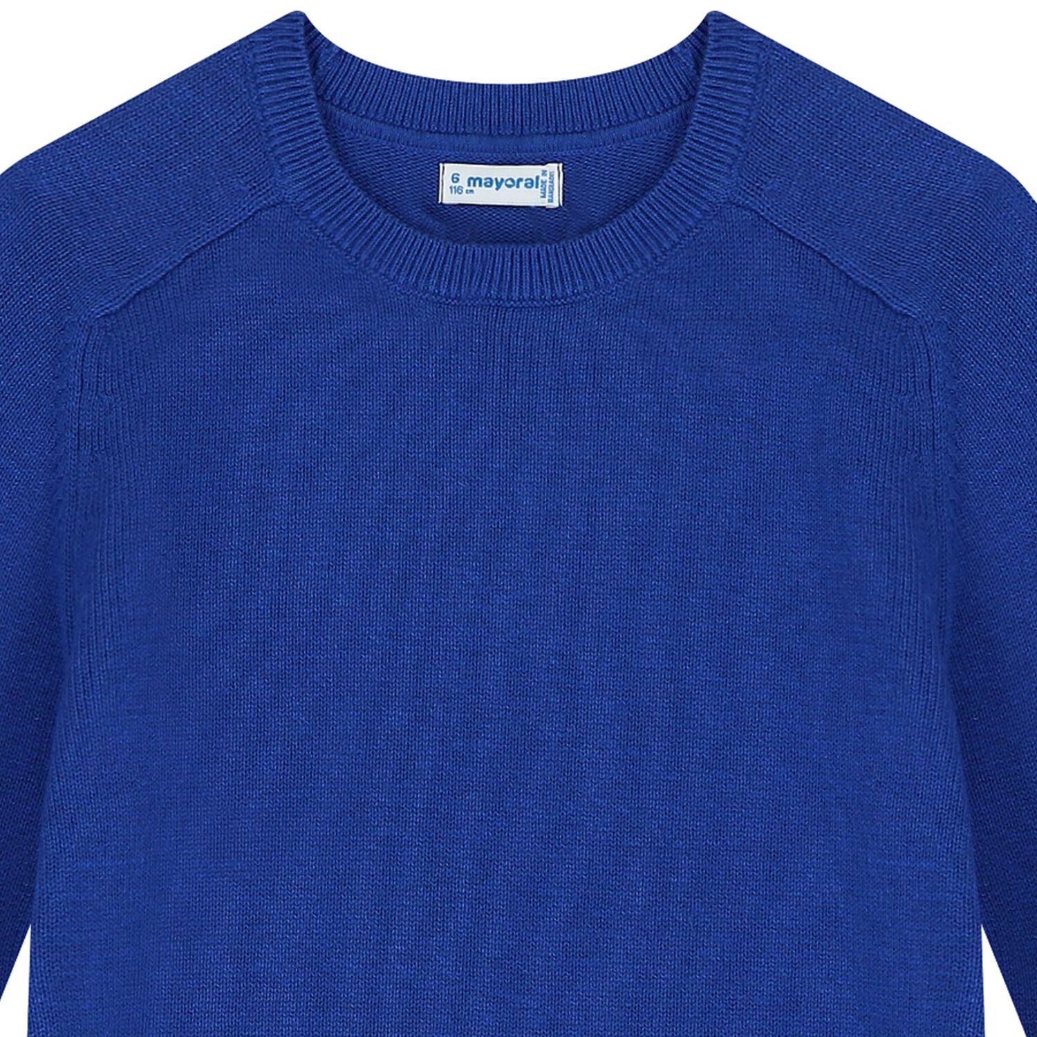 Boys Blue Knitted Jumper, 1, hi-res