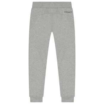 Boys Grey Logo Joggers