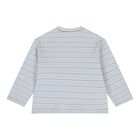 Baby Boys Ivory & Blue Dog Long Sleeve Top, 1, hi-res