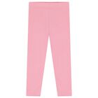 Girls White & Pink Leggings Set , 1, hi-res