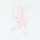 Baby Girls White & Pink Bunny Blanket, 1, hi-res