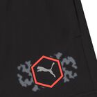 Boys Black Logo Shorts, 1, hi-res