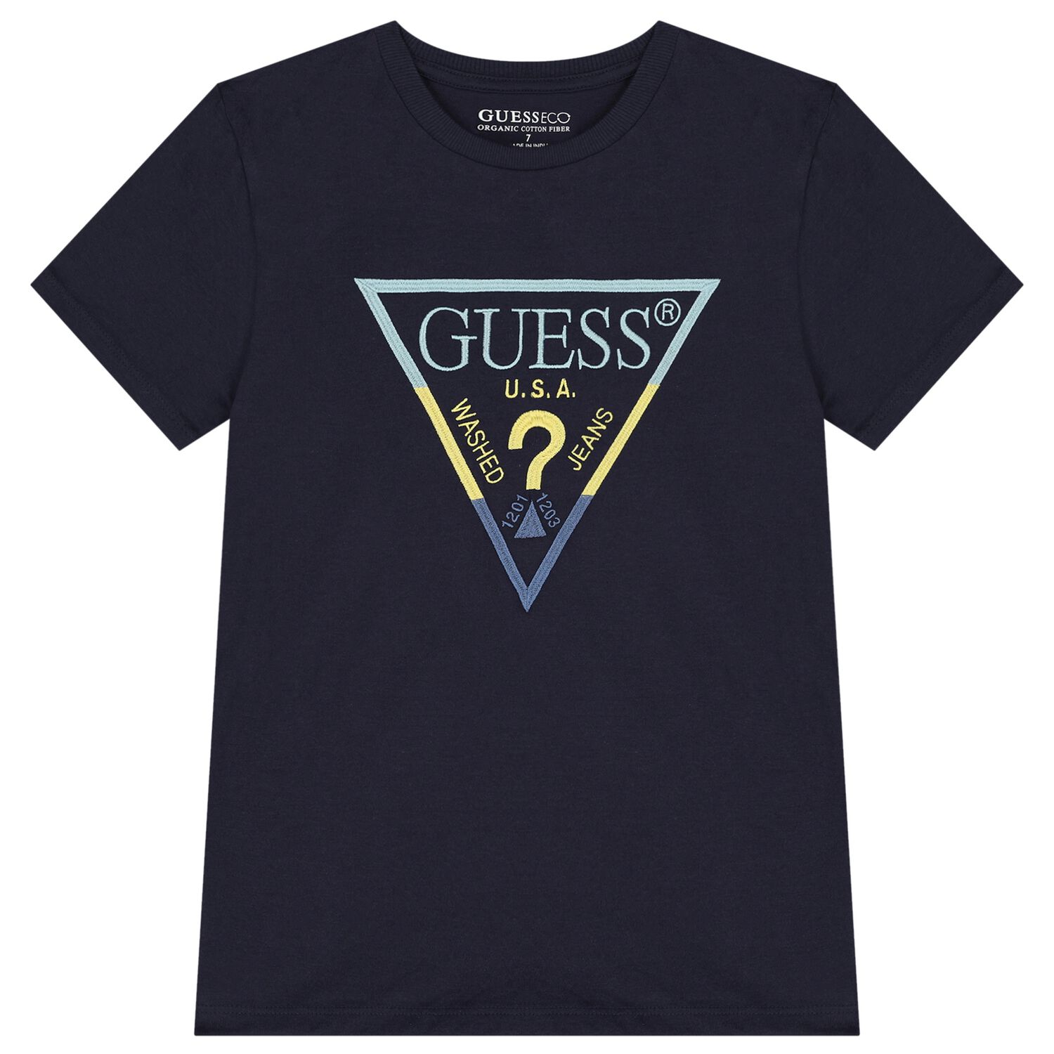 Boys Navy Blue Logo T-Shirt, 2, hi-res image number null