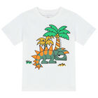 Boys White Chameleon T-Shirt, 1, hi-res