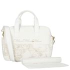 Ivory & Beige Geo Map Baby Changing Bag, 1, hi-res
